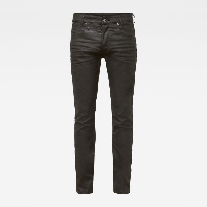 G-Star Raw Jeans - G-Star D-staq 5-pocket Slim Farmer Nadrág Obszidián Magyarország | HJ8INWM