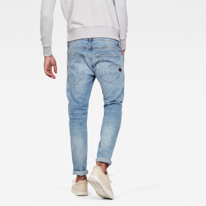 G-Star Raw Jeans - G-Star D-staq 5-pocket Slim Farmer Nadrág Világos Sötétkék Magyarország | YFTJD9K