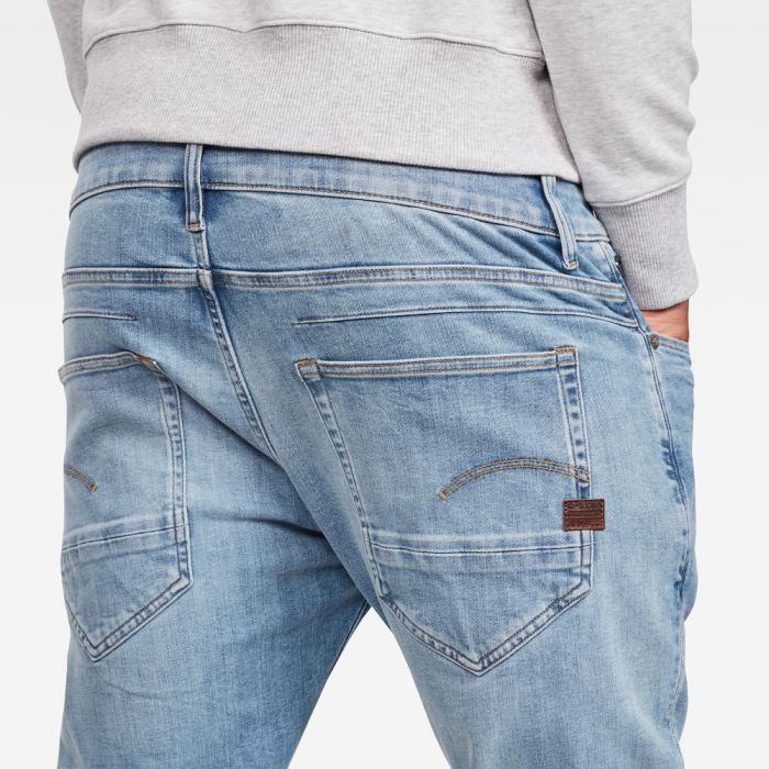 G-Star Raw Jeans - G-Star D-staq 5-pocket Slim Farmer Nadrág Világos Sötétkék Magyarország | YFTJD9K