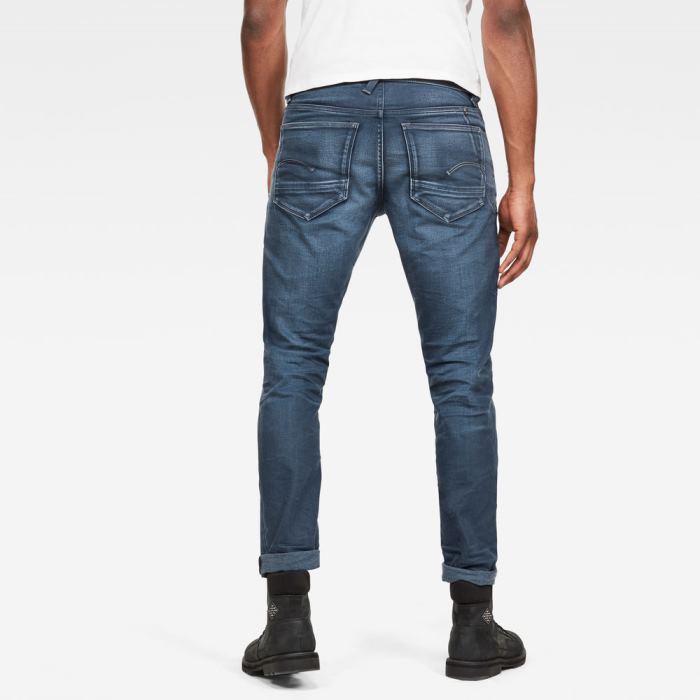 G-Star Raw Jeans - G-Star G-bleid Slim Farmer Nadrág Türkiz Magyarország | QPOMHSX