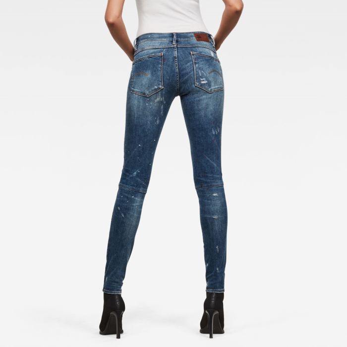 G-Star Raw Jeans - G-Star Jackpant 3d Mid Skinny Farmer Nadrág Kék Magyarország | WJUSATP