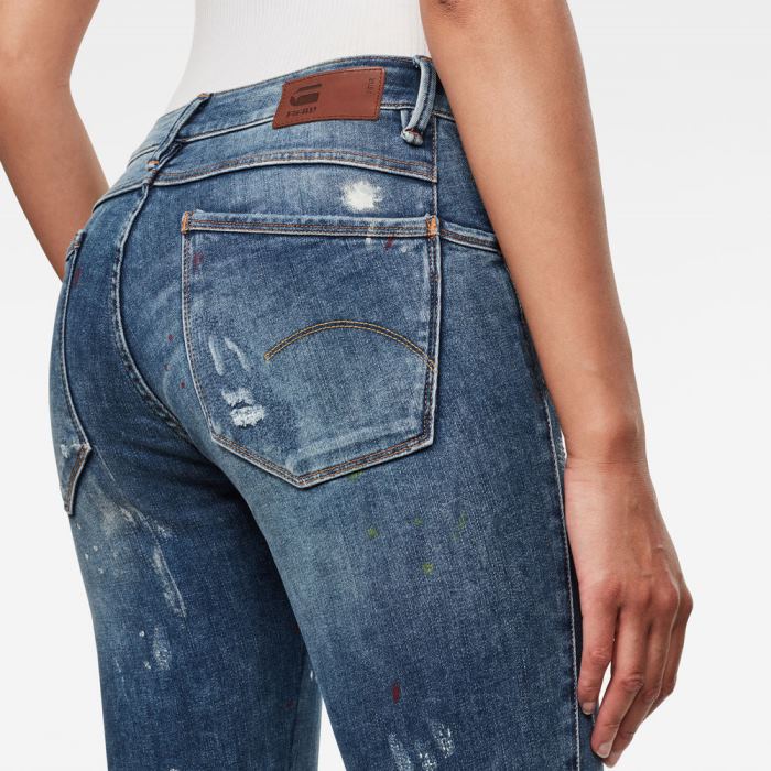 G-Star Raw Jeans - G-Star Jackpant 3d Mid Skinny Farmer Nadrág Kék Magyarország | WJUSATP