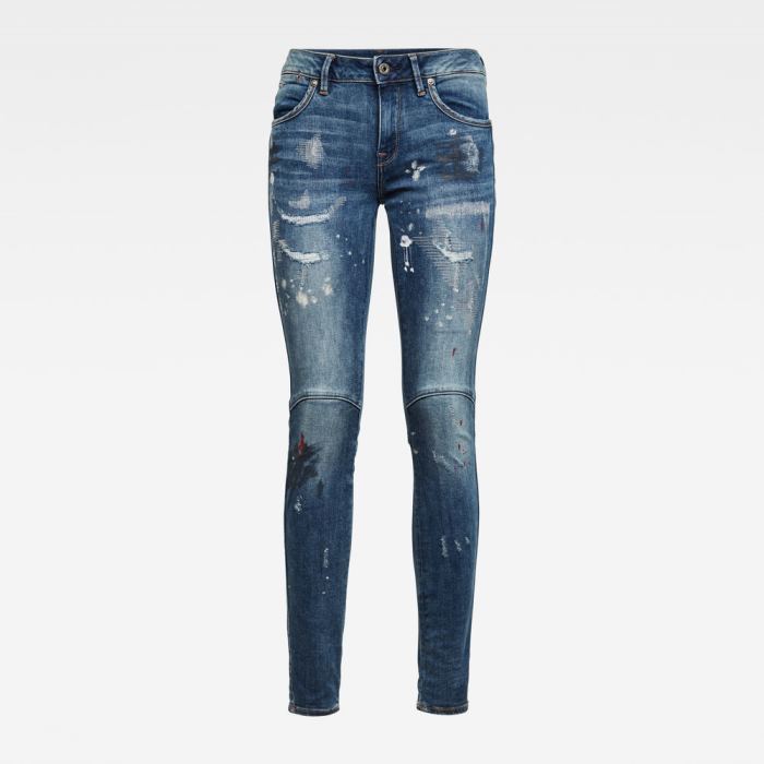 G-Star Raw Jeans - G-Star Jackpant 3d Mid Skinny Farmer Nadrág Kék Magyarország | WJUSATP