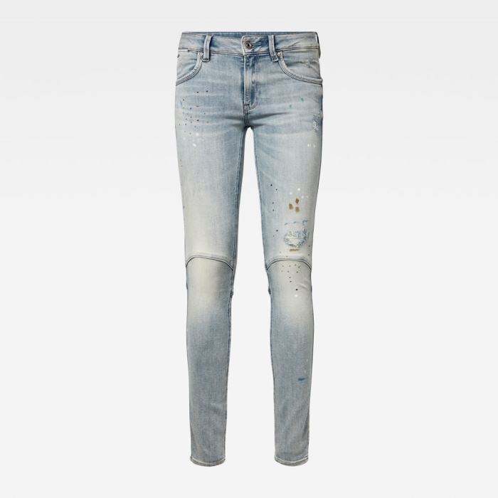 G-Star Raw Jeans - G-Star Jackpant 3d Midwaist Skinny Farmer Nadrág Kék Magyarország | WUZQ43U