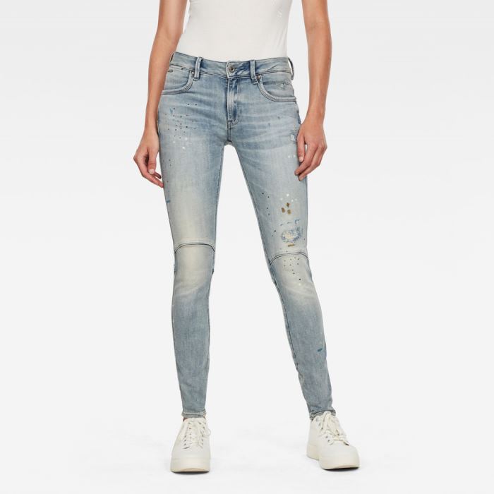 G-Star Raw Jeans - G-Star Jackpant 3d Midwaist Skinny Farmer Nadrág Kék Magyarország | WUZQ43U