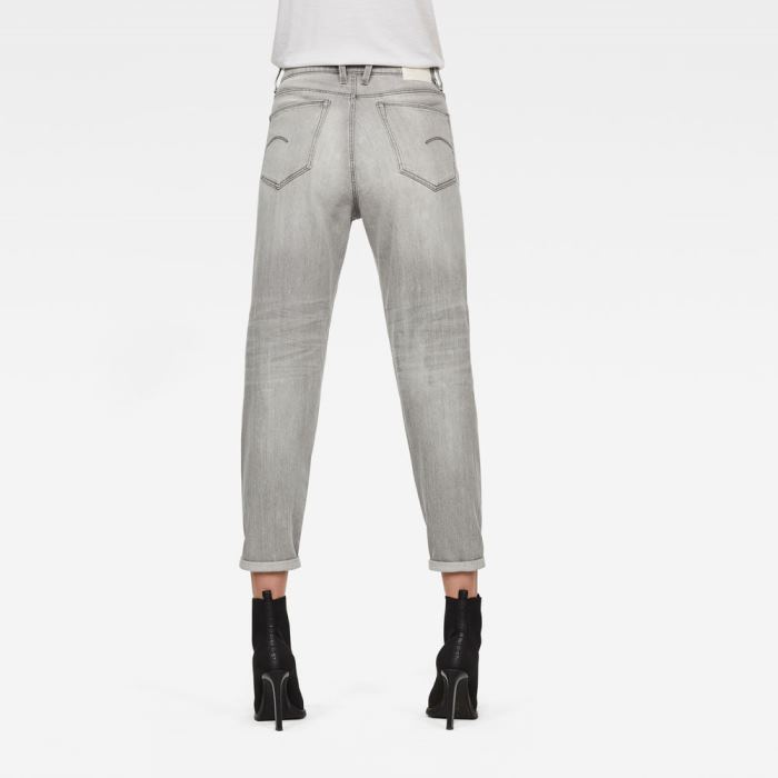 G-Star Raw Jeans - G-Star Janeh Ultra High Mom Ankle Farmer Nadrág Szürke Magyarország | GTZHLJF