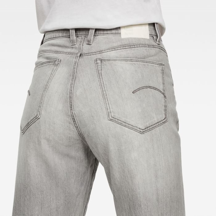 G-Star Raw Jeans - G-Star Janeh Ultra High Mom Ankle Farmer Nadrág Szürke Magyarország | GTZHLJF