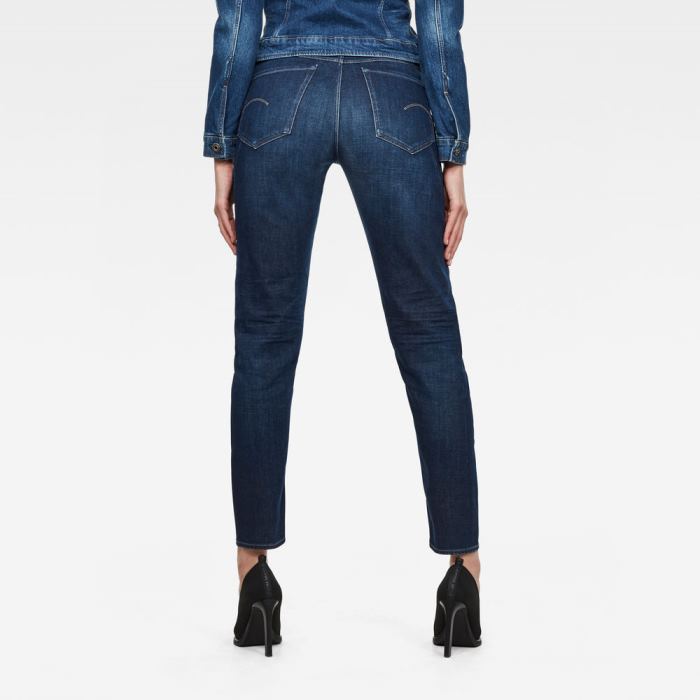 G-Star Raw Jeans - G-Star Joci 3d Mid Slim Farmer Nadrág Sötétkék Magyarország | FFVR8S2