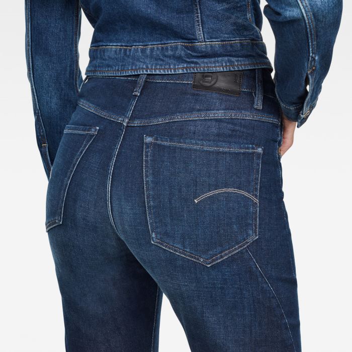 G-Star Raw Jeans - G-Star Joci 3d Mid Slim Farmer Nadrág Sötétkék Magyarország | FFVR8S2