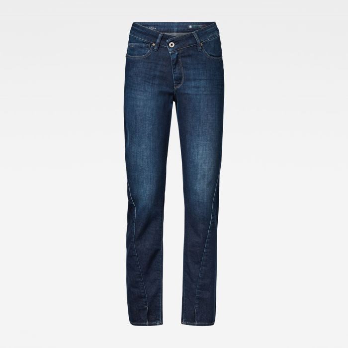 G-Star Raw Jeans - G-Star Joci 3d Mid Slim Farmer Nadrág Sötétkék Magyarország | FFVR8S2