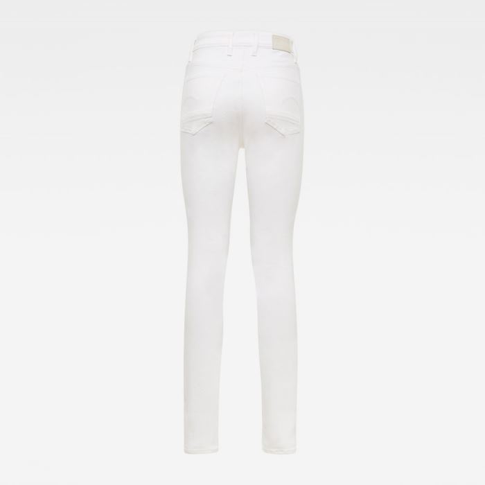 G-Star Raw Jeans - G-Star Kafey Ultra High Skinny Farmer Nadrág Fehér Magyarország | 3LBKA39