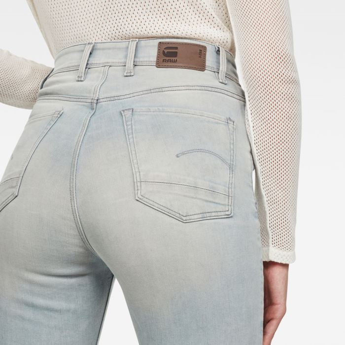 G-Star Raw Jeans - G-Star Kafey Ultra High Skinny Farmer Nadrág Kék Világoskék Magyarország | U4Y1NIQ