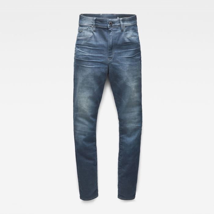 G-Star Raw Jeans - G-Star Kafey Ultra High Skinny Farmer Nadrág Kék Magyarország | XTZQO4Y