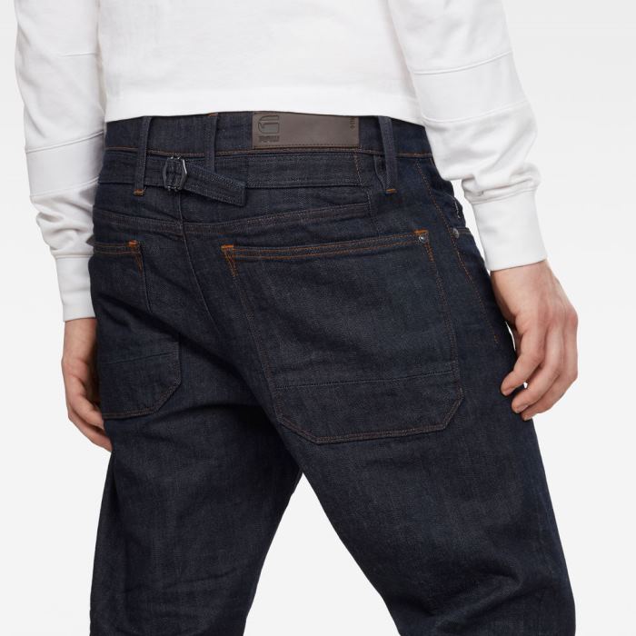 G-Star Raw Jeans - G-Star Loic Relaxed Tapered Farmer Nadrág Sötétkék Magyarország | 3OPF478