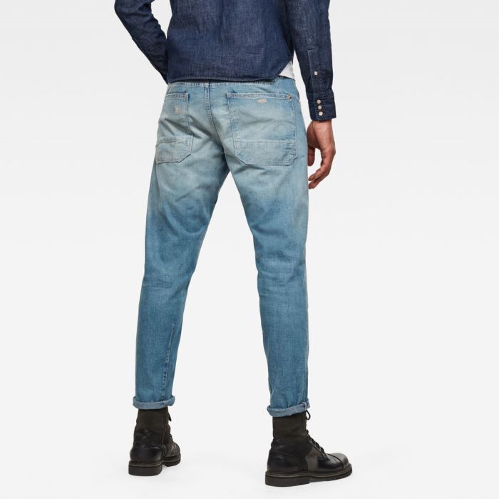 G-Star Raw Jeans - G-Star Loic Relaxed Tapered Farmer Nadrág Kék Magyarország | C0DI42Y