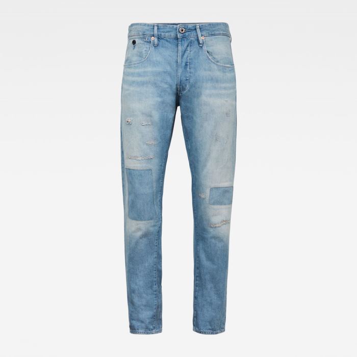 G-Star Raw Jeans - G-Star Loic Relaxed Tapered Farmer Nadrág Kék Magyarország | C0DI42Y