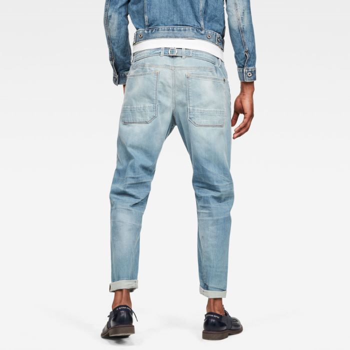 G-Star Raw Jeans - G-Star Loic Relaxed Tapered Farmer Nadrág Kék Világoskék Magyarország | FPG93C8