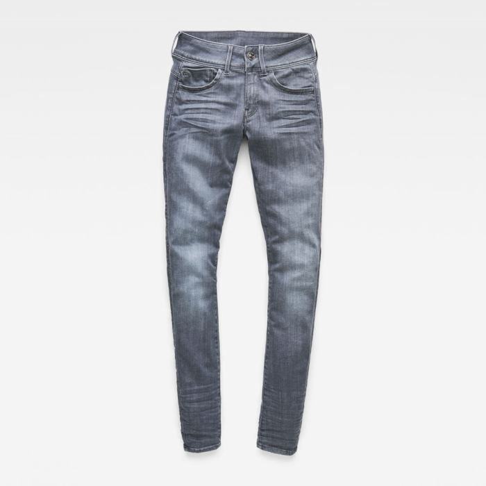 G-Star Raw Jeans - G-Star Lynn D-mid Derekú Super Skinny Farmer Nadrág Égszínkék Magyarország | OM0ROG5