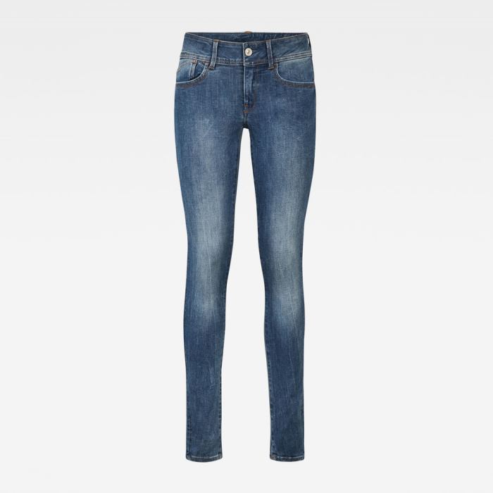 G-Star Raw Jeans - G-Star Lynn D-mid Derekú Super Skinny Farmer Nadrág Égszínkék Magyarország | RQT61OS