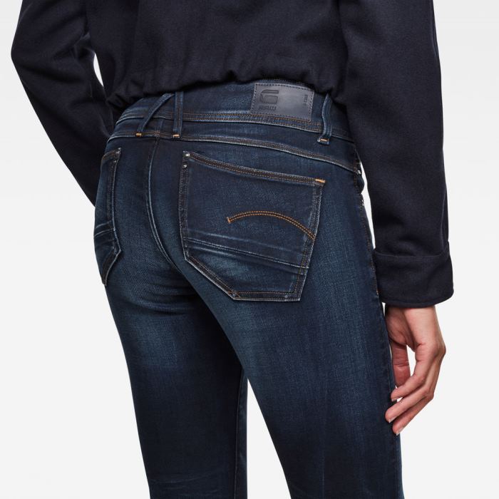 G-Star Raw Jeans - G-Star Lynn Mid Derekú Skinny Farmer Nadrág Égszínkék Magyarország | 95056NU