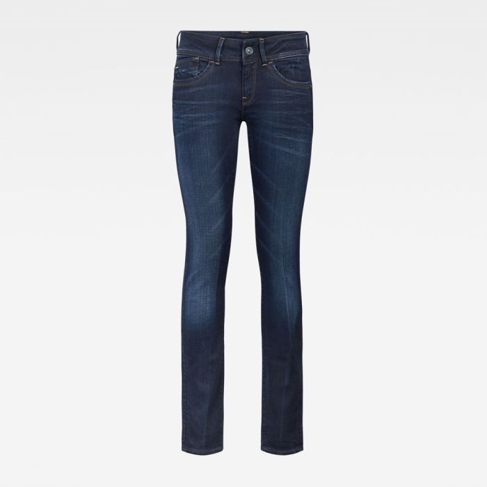 G-Star Raw Jeans - G-Star Lynn Mid Derekú Skinny Farmer Nadrág Égszínkék Magyarország | 95056NU