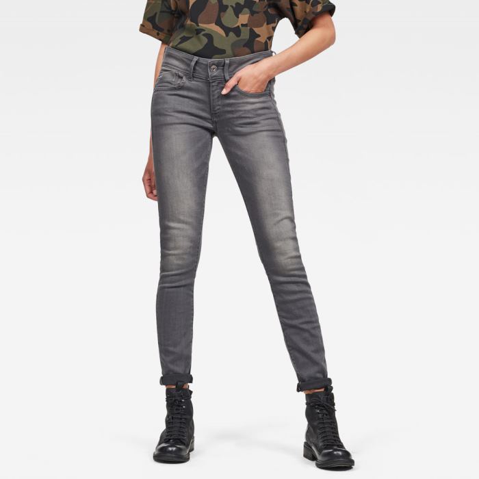 G-Star Raw Jeans - G-Star Lynn Mid Derekú Skinny Farmer Nadrág Égszínkék Magyarország | XRGM4NK