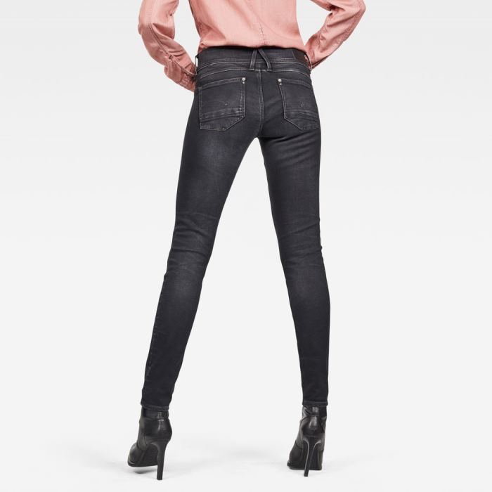 G-Star Raw Jeans - G-Star Lynn Mid Derekú Skinny Farmer Nadrág Szürke Magyarország | ZFEISTK