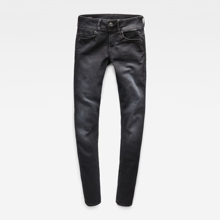 G-Star Raw Jeans - G-Star Lynn Mid Derekú Skinny Farmer Nadrág Szürke Magyarország | ZFEISTK