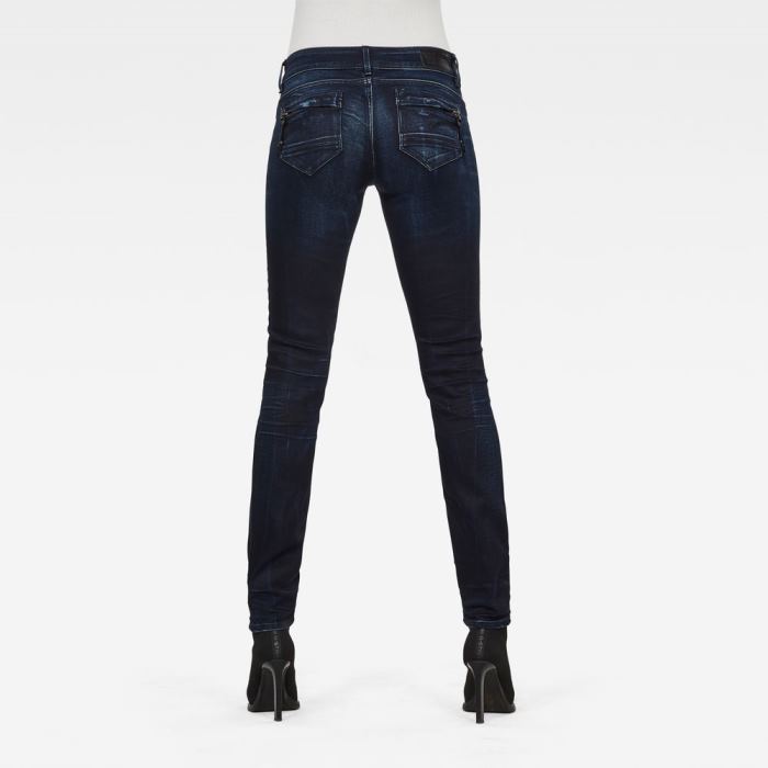 G-Star Raw Jeans - G-Star Midge Cody Mid Skinny Farmer Nadrág Égszínkék Magyarország | HNN51PN