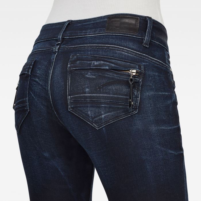 G-Star Raw Jeans - G-Star Midge Cody Mid Skinny Farmer Nadrág Égszínkék Magyarország | HNN51PN