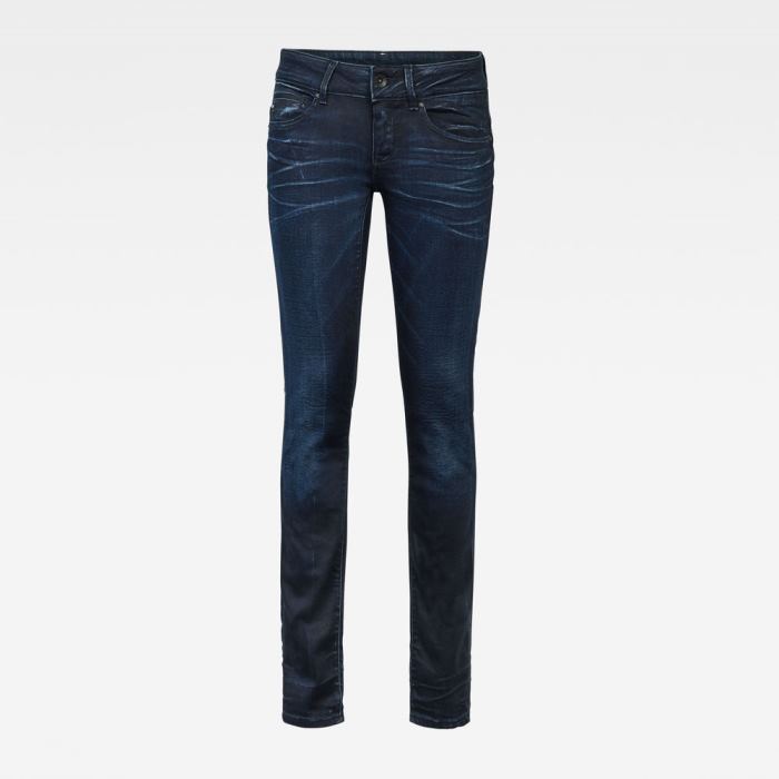 G-Star Raw Jeans - G-Star Midge Cody Mid Skinny Farmer Nadrág Égszínkék Magyarország | HNN51PN