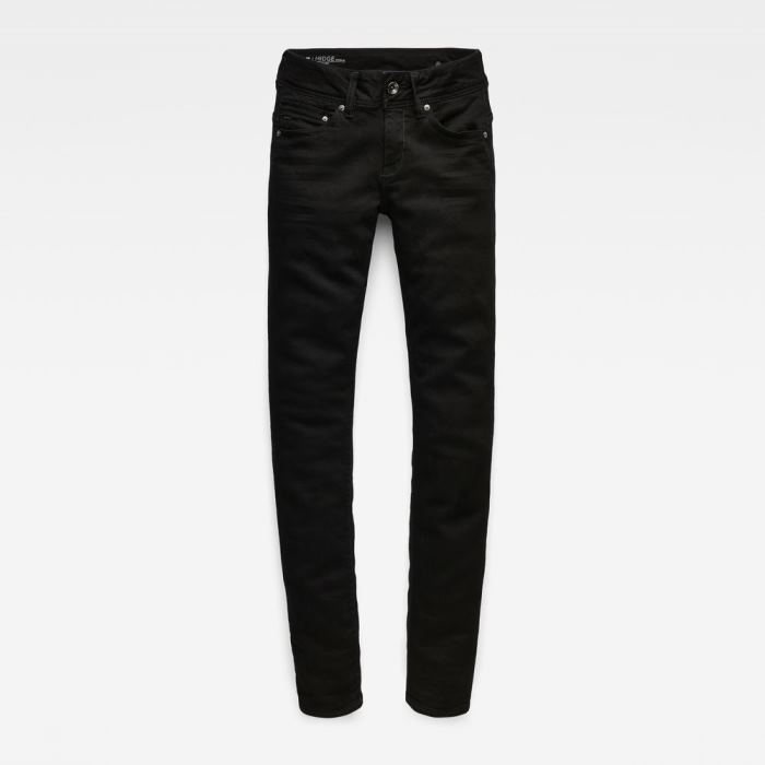 G-Star Raw Jeans - G-Star Midge Saddle Straight Farmer Nadrág Sötétkék Magyarország | VZ6TGFS