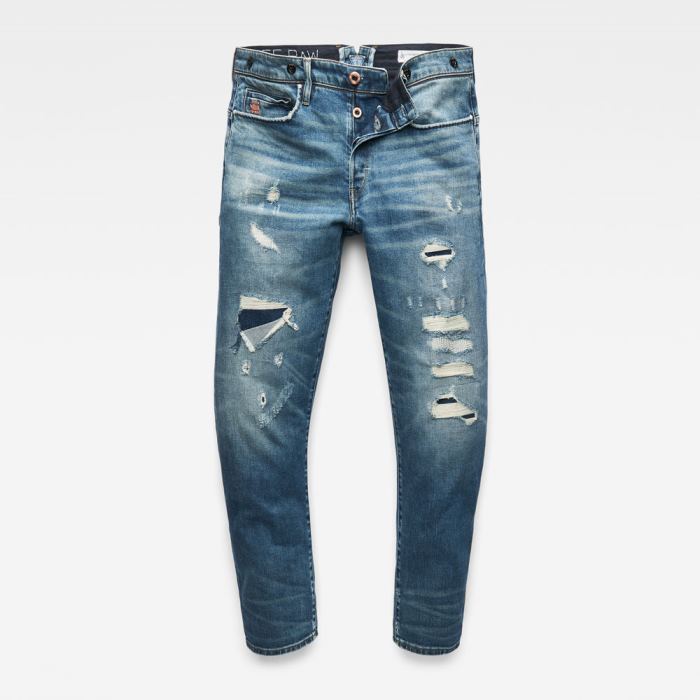 G-Star Raw Jeans - G-Star Moddan Típusok C Relaxed Tapered Farmer Nadrág Kék Magyarország | IIA3F70