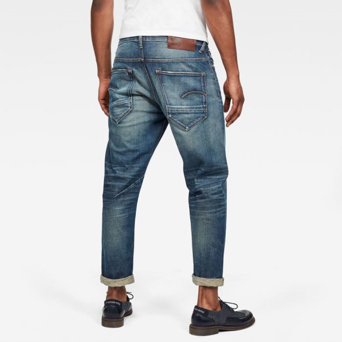 G-Star Raw Jeans - G-Star Morry 3d Relaxed Tapered Farmer Nadrág Kék Magyarország | PLHIIFT