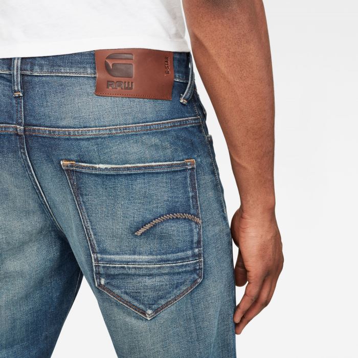 G-Star Raw Jeans - G-Star Morry 3d Relaxed Tapered Farmer Nadrág Kék Magyarország | PLHIIFT