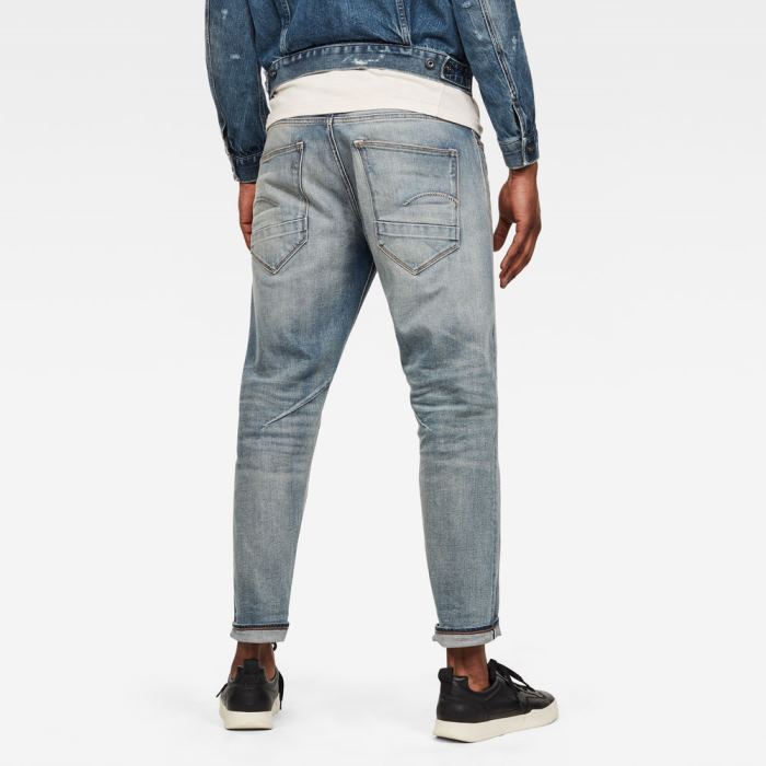 G-Star Raw Jeans - G-Star Morry 3d Relaxed Tapered Farmer Nadrág Kék Magyarország | WY5P50L