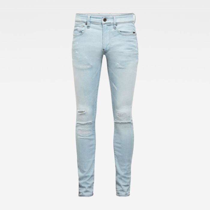 G-Star Raw Jeans - G-Star Revend Skinny Farmer Nadrág Kék Magyarország | 2JFULZX