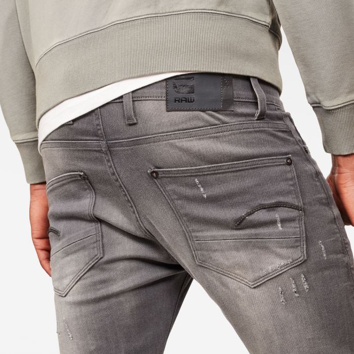 G-Star Raw Jeans - G-Star Revend Skinny Farmer Nadrág Világos Szürke Magyarország | 4ZKP298