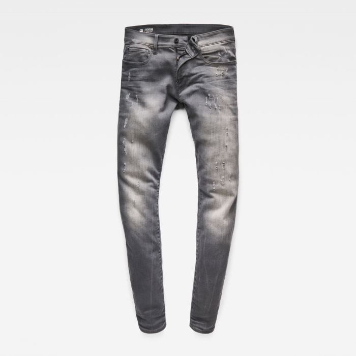 G-Star Raw Jeans - G-Star Revend Skinny Farmer Nadrág Világos Szürke Magyarország | 4ZKP298