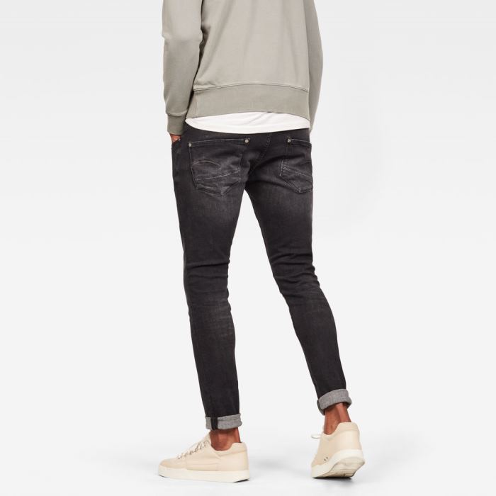 G-Star Raw Jeans - G-Star Revend Skinny Farmer Nadrág Égszínkék Magyarország | 5KHUXJ0