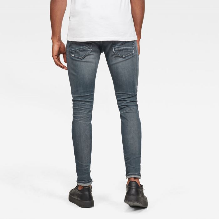 G-Star Raw Jeans - G-Star Revend Skinny Farmer Nadrág Szürke Magyarország | 5PZIJ1S