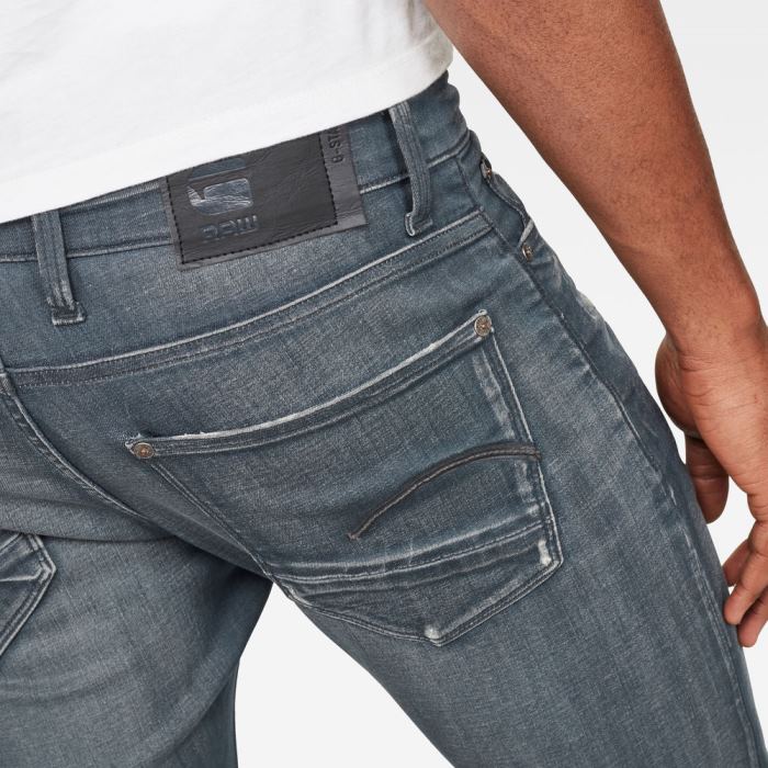 G-Star Raw Jeans - G-Star Revend Skinny Farmer Nadrág Szürke Magyarország | 5PZIJ1S