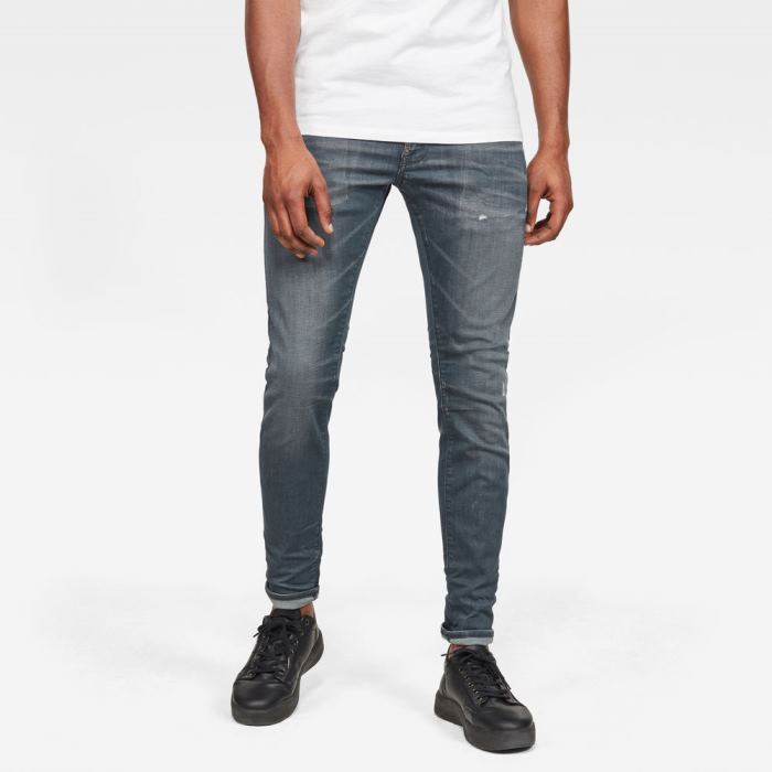 G-Star Raw Jeans - G-Star Revend Skinny Farmer Nadrág Szürke Magyarország | 5PZIJ1S