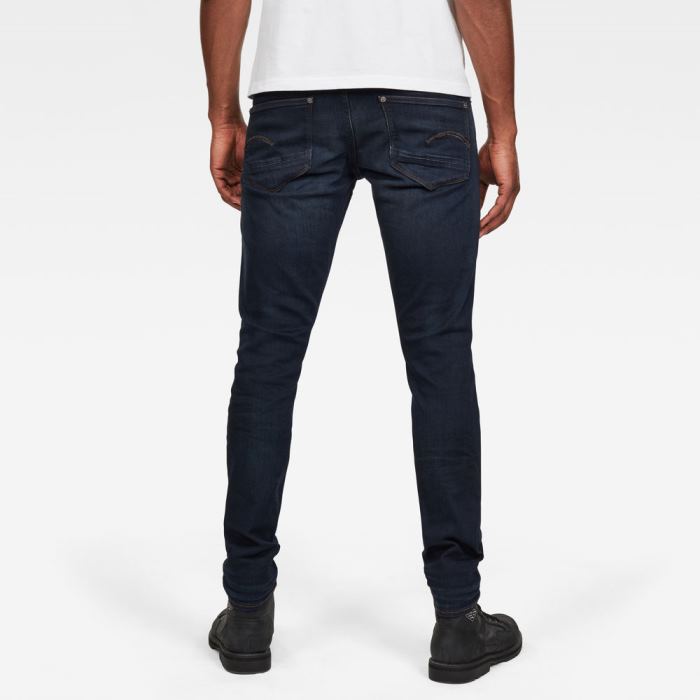 G-Star Raw Jeans - G-Star Revend Skinny Farmer Nadrág Obszidián Magyarország | 5SGK0PC