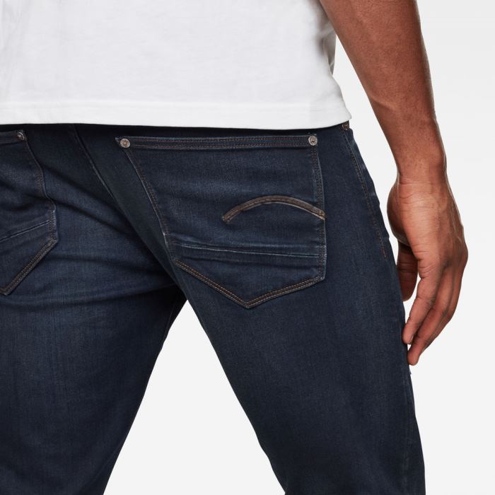 G-Star Raw Jeans - G-Star Revend Skinny Farmer Nadrág Obszidián Magyarország | 5SGK0PC