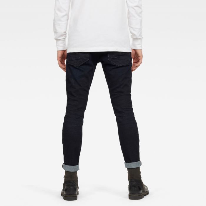 G-Star Raw Jeans - G-Star Revend Skinny Farmer Nadrág Kék Magyarország | 66NQD3C