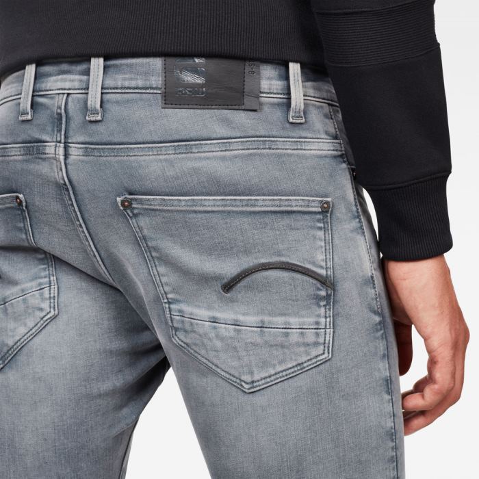 G-Star Raw Jeans - G-Star Revend Skinny Farmer Nadrág Szürke Magyarország | 6BLBSWW