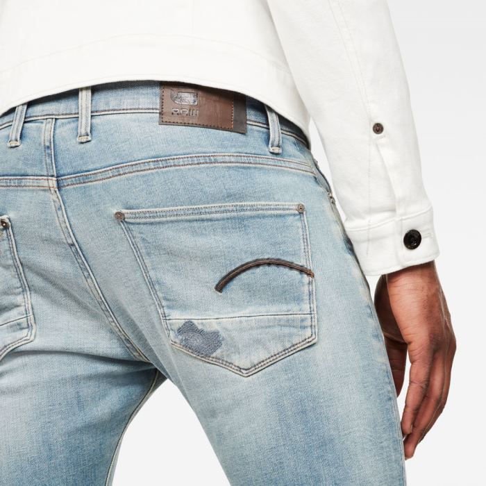 G-Star Raw Jeans - G-Star Revend Skinny Farmer Nadrág Kék Magyarország | BVFUFVL