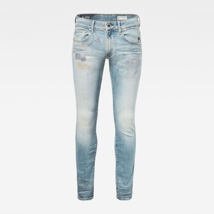 G-Star Raw Jeans - G-Star Revend Skinny Farmer Nadrág Kék Magyarország | BVFUFVL