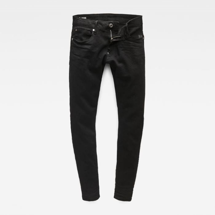 G-Star Raw Jeans - G-Star Revend Skinny Farmer Nadrág Fekete Magyarország | GYRJE87